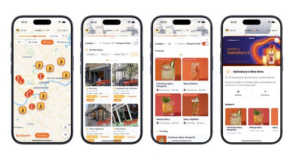 Real-Time Sunny Drink Maps