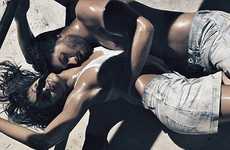 Steamy Denim Ads
