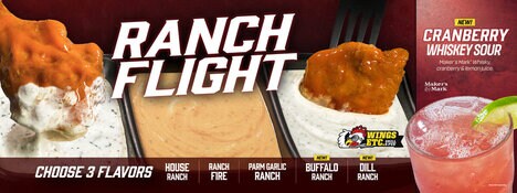 Condiment Tasting Flight Offerings