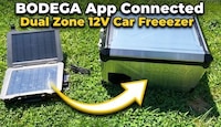Stainless Steel Dual-Zone Car Refrigerators Image 1
