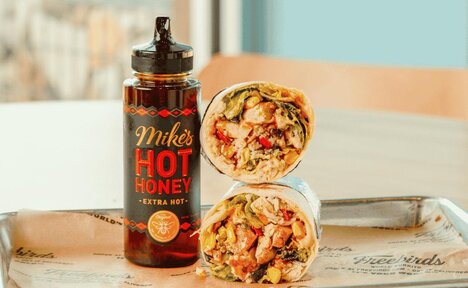Sweet-Heat Chicken Burritos