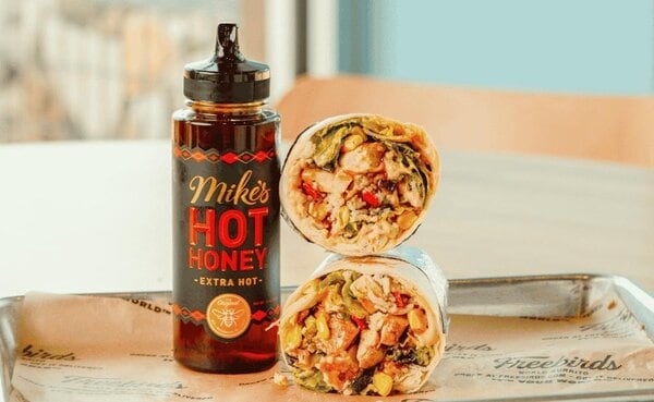 Sweet-Heat Chicken Burritos