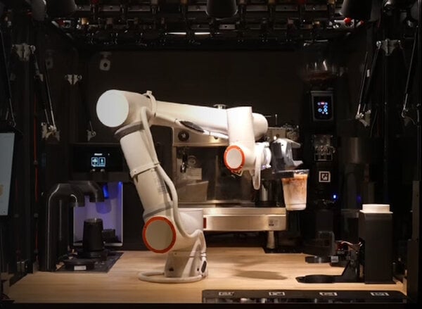 AI-Driven Compact Coffee Kiosk Systems