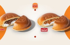 Temperature-Contrast Ice Cream Burgers