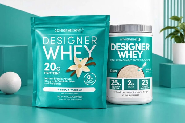 Triple-Source Protein Powder Blends