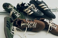 Textured Heritage Sneaker Silhouettes Image 1