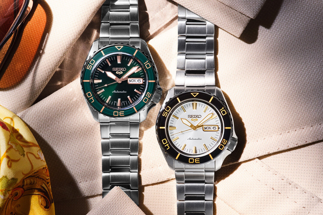 Gilt-Accented Heritage Diver Watches