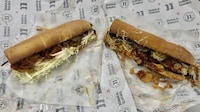 Slow-Cooked Brisket Sub Sandwiches Image 1