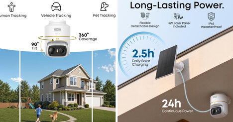 Solar-Powered Cameras