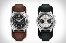 Instrument-Style Diver Chronograph Watches