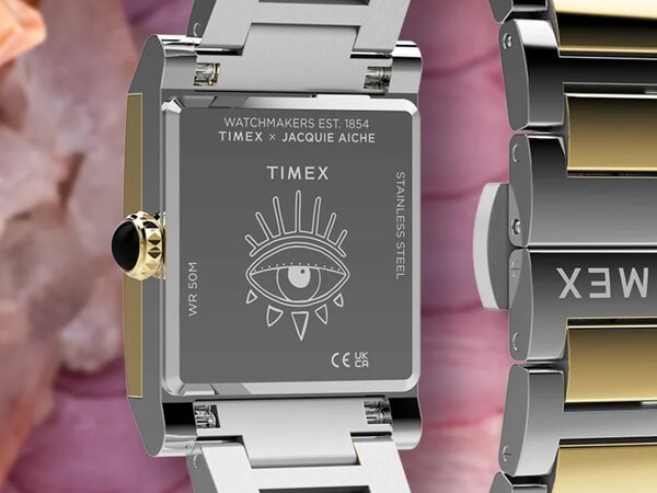 Crystal-Set Rectangular Bracelet watches