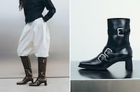 Square-Toed Fall Boots Image 2