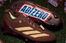 Chocolate-Toned Football Cleats