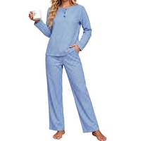 Checkered Sleepwear Sets Image 1