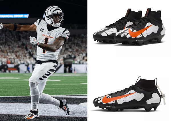 Skeletal Football Cleats