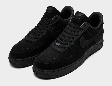 Collegiate Black Suede Sneakers