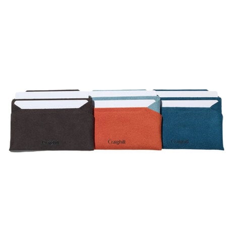 Minimalist Ultrasuede Card Wallets