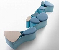 Abstract Smurf Seating