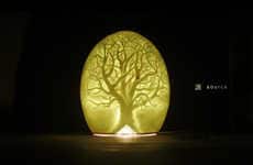 Illuminated Tree Orbs