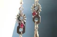Chainsaw Earrings