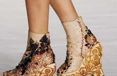 Holey Wedged Heels