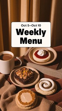Rotating Dessert Cookie Menus Image 1