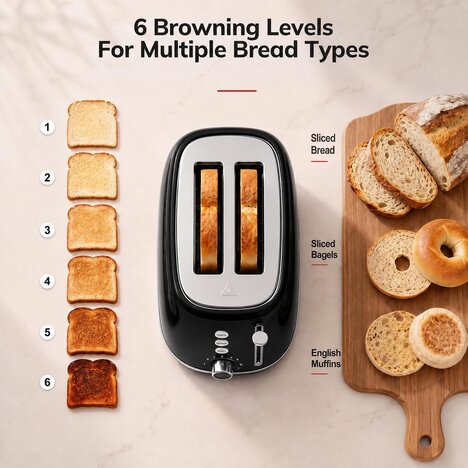 Adjustable Countertop Toasters