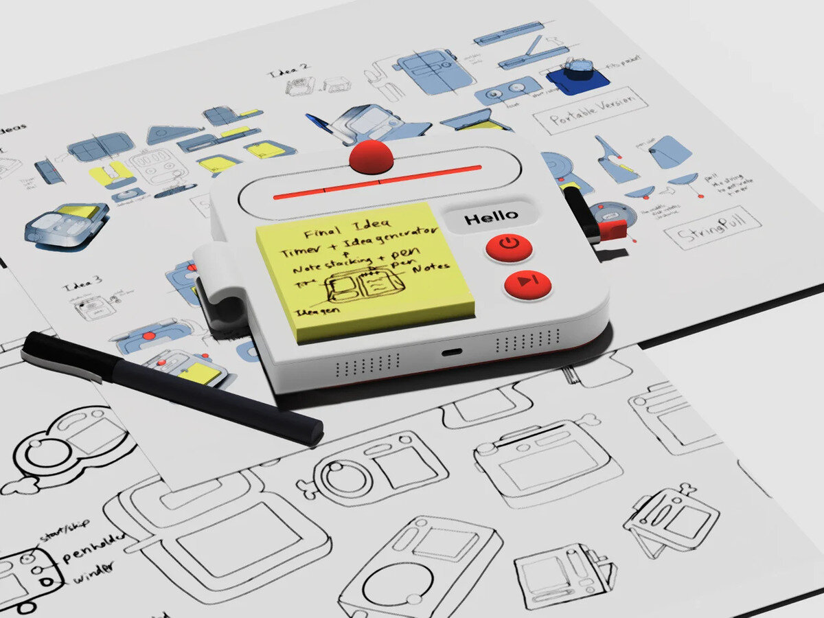 Pocket Sketching Gadgets: Aditya Rajiv's Ideo Pairs a Crank Timer with ...