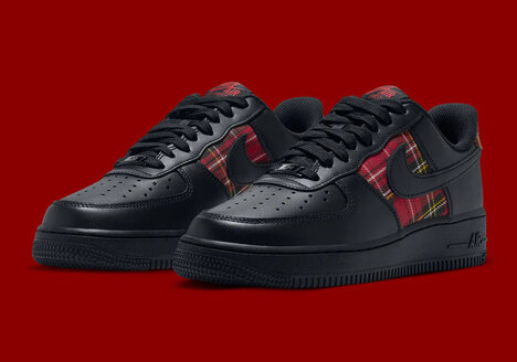 Tartan Panel Sneakers