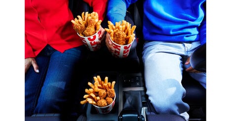Cupholder Fried Chicken Meals