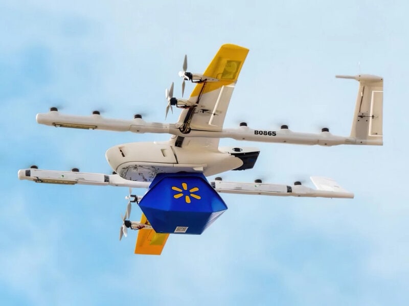 Tethered Delivery Drones