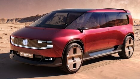 French Retro Electric Minivans