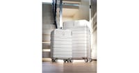Luxury Leather-Trimmed Luggage Image 1