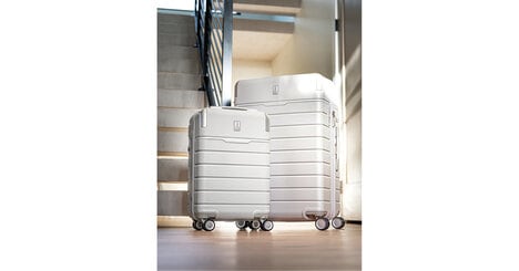 Luxury Leather-Trimmed Luggage