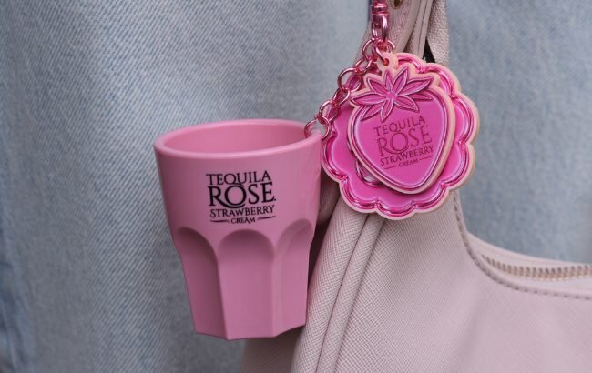 Pink Bottle Drink Charms