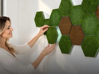 Modular Real Moss Walls Image 1
