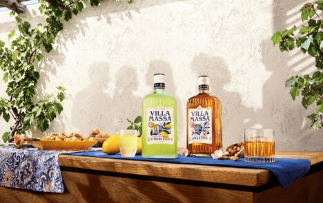 Italian-Inspired Liqueur Bottles