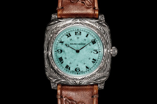 Turquoise-Dial Silver Watches