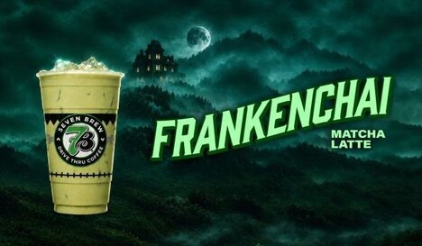 Halloween Matcha Lattes