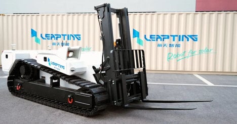 Tracked Solar Forklifts
