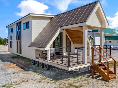 A-Frame Porch Tiny Houses