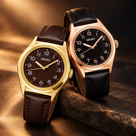 Compact Quartz Dress Watches