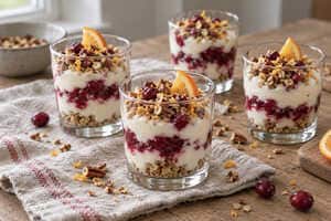 Cranberry-Orange Probiotic Parfait Recipes Article Thubnail