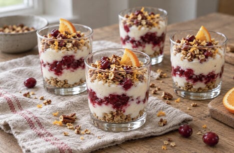Cranberry-Orange Probiotic Parfait Recipes