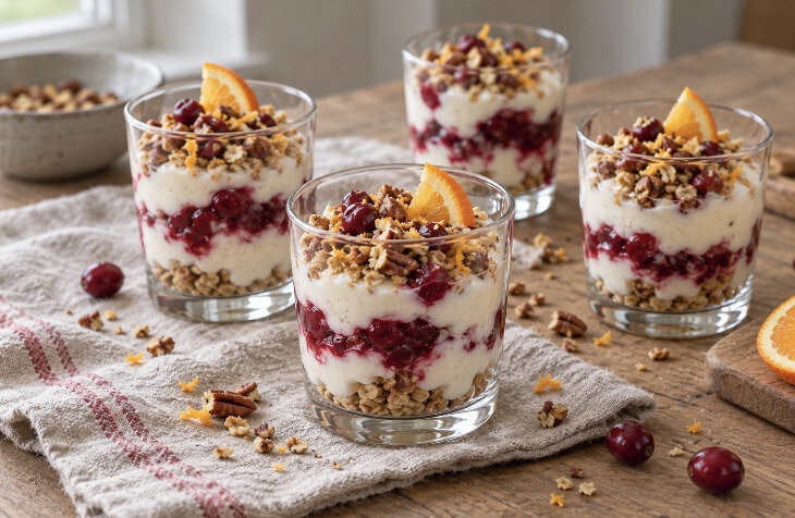 Cranberry-Orange Probiotic Parfait Recipes Article Thubnail