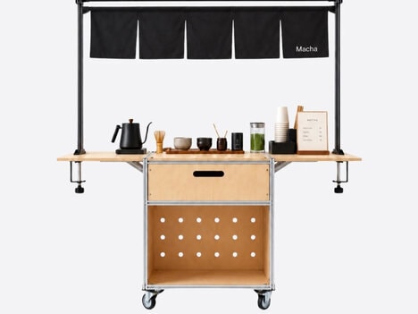 Mobile Coffee Station Carts