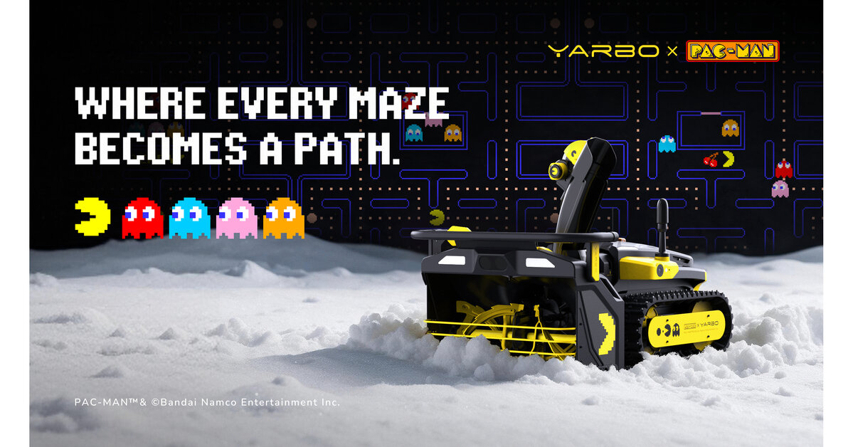 Arcade-Themed Robotic Snow Blowers: Yarbo Gives Its ‘Y40 Core’ a ‘PAC ...