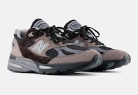 Taupe Panel Sneakers Image 2