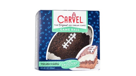 Football-Shaped Ice Cream Cakes
