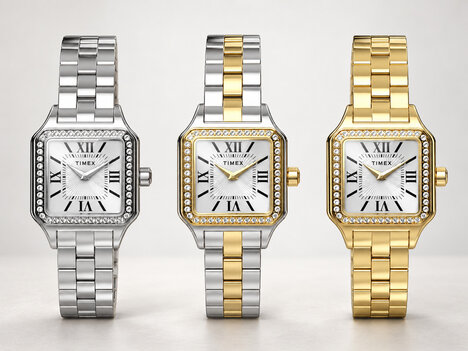 Jewel-Bezel Square Watches